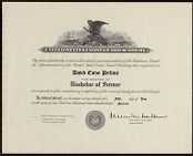 United States Coast Guard Academy diploma